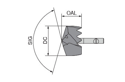 Ceratizit WTX-CHANGE-UNI.12,70.R.DPX74S Drilling Head For Exchangeable Drills 1091912700 (0731370)