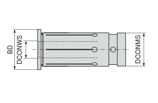 Ceratizit D20-5/16" Reducing Sleeves For Hydraulic And High Pressure Chucks 8760931200 (0744915)