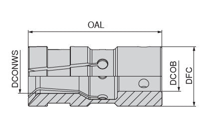 Ceratizit CST.ST32.08,200.R Clamping Sleeve (turbo version) 8105708200 (0744350)