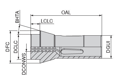 Ceratizit PC.145E.13,200.R.GR Pressure Collet / F 25 8101513200 (0744328)