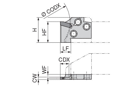 Ceratizit MSS-E16R07-GX09-2 ModularClamp Radial Grooving Module 09/16 70865116 (0710966)