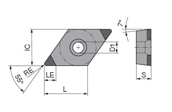 Ceratizit DCGW 11T304TN-015F_B3 CTBH21C 7142491400 (0760346)