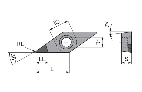 Ceratizit VCGW 160404TN-013E_A3 CTBH21U 7116052200 (0643564)