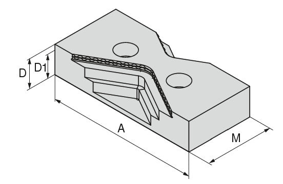 Ceratizit ZSG4.PB.G.80.28.5MM Prism jaw, Movable 8087834000 (0704890)