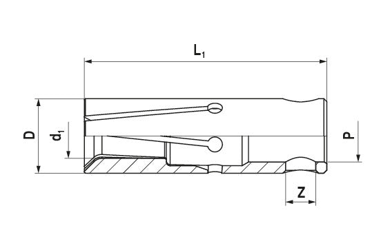 Ceratizit CS.S10.04,760.R Clamping Sleeve / 210 E 8104304760 (0744348)