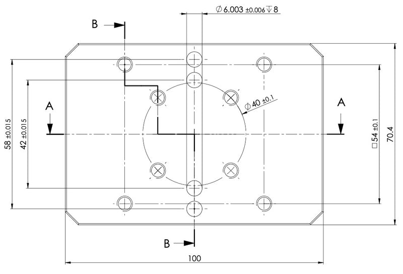 CERATIZIT ZSGMINI.ZS.OSB.70.100 C3 70 L-100 System 3R MacroHP CENTRIC VICE CGZ.070.020.01 (0683031)