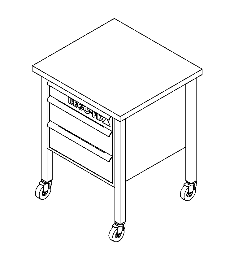 Rego-Fix MWB- mobile work bench Tool Holder Accessory 7688.00000 (0648010)